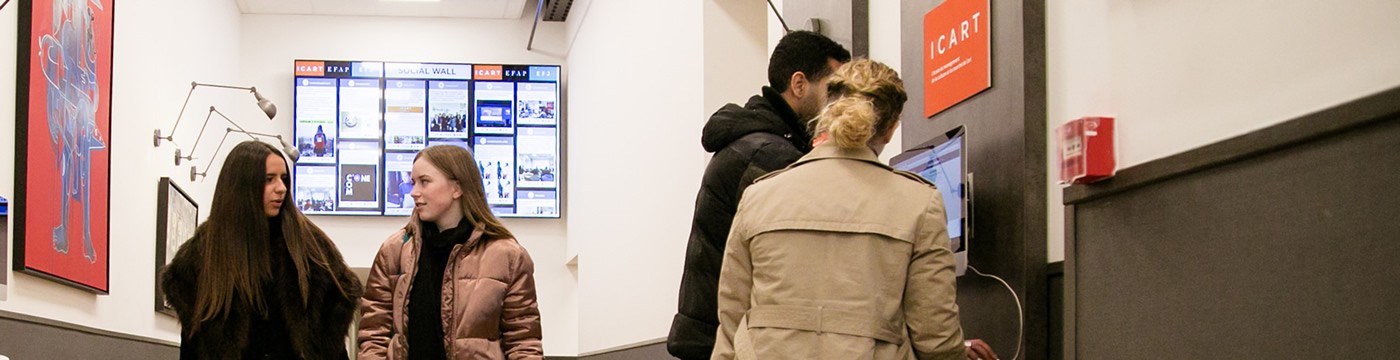 Social Wall ICART - Formation Métiers Culture et Marché de l'Art
