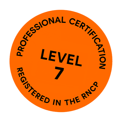 Badge certification professionnelle de niveau 7