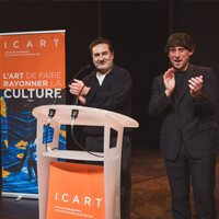 Parrain école de Médiation Culturelle Gilles LELLOUCHE & HUGO SÉLIGNAC