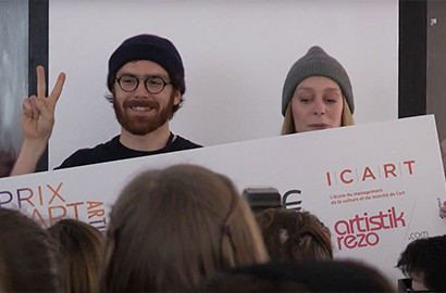 Actu ICART - Lauréats du Prix ICART Artistik Rezo