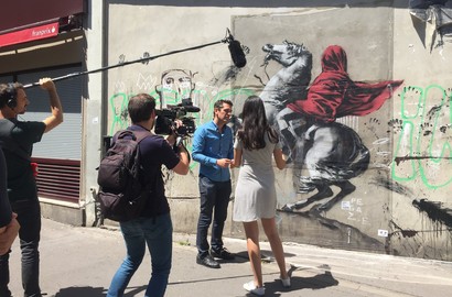 Actu ICART - Le directeur de l'ICART, spécialiste du street art, dans les médias !