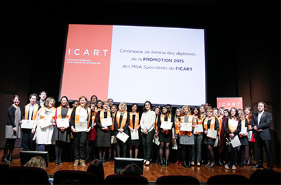 Actu ICART - Cérémonie de remise de diplômes des MBA Spécialisés, Promotion 2015
