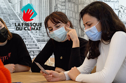 Actu ICART - Nos étudiants en action : réalisation de "la Fresque du Climat"