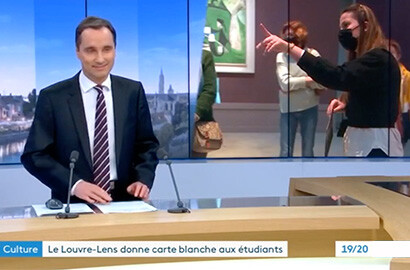 Actu ICART - Les étudiants de l'école de médiation culturelle ICART dans le JT de France 3 !