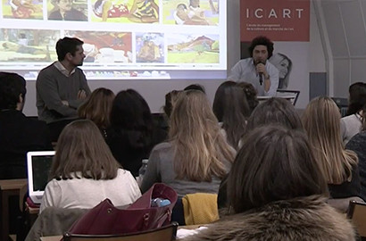 Actu ICART - L'ICART reçoit Philippe SÉGALOT, Art Advisor
