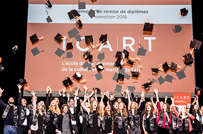 Actu ICART - Emmanuel Macron, Parrain de la promotion 2016 de l'ICART Paris