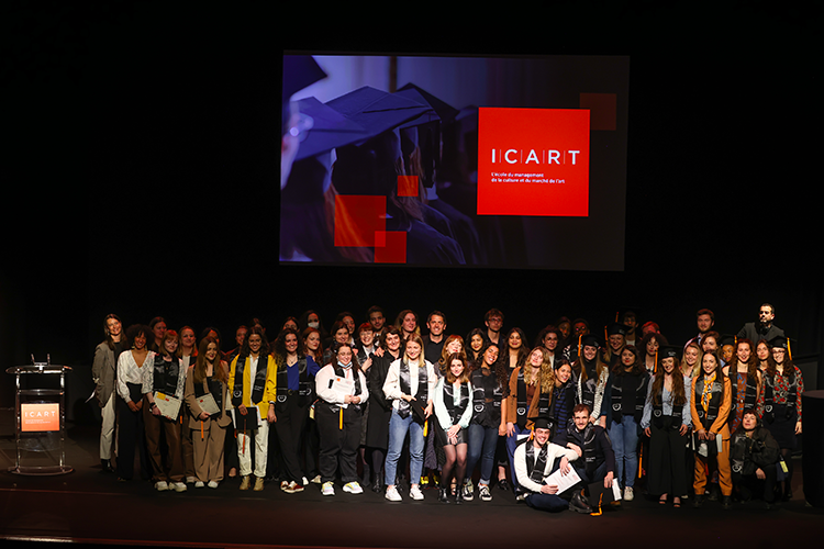 Remise des diplômes : Promotion 2021 - école de management culturel ICART