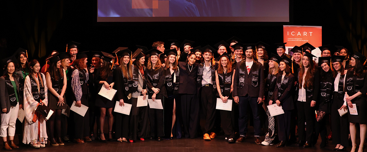 Diplômés de l'école de médiation culturelle ICART Paris Promo 2022