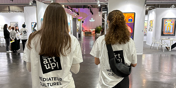 étudiantes en management culturel sur Lille Art Up