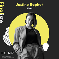 4ème édition Planche de l'ICART : Justine Raphet - Prix du public Slam