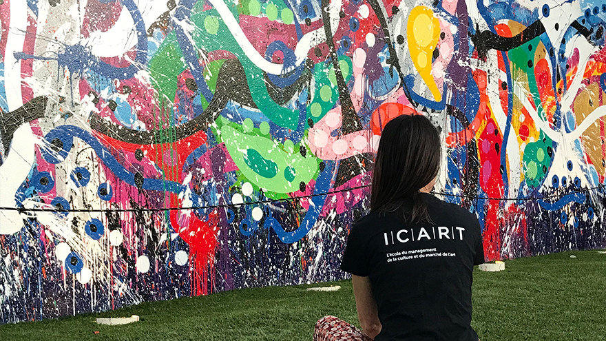 Les étudiants de l’école de médiation culturelle ICART au coeur du Streetart