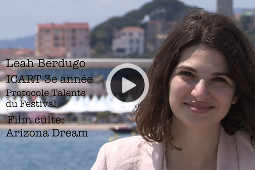 Rencontre avec Leah Berdugo, étudiante en 3e année à l'ICART, en stage auprès du Protocole Talents du Festival de Cannes.